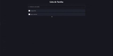 Tela inicial