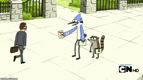 Avoid Regular Show GIF - Find & Share on GIPHY