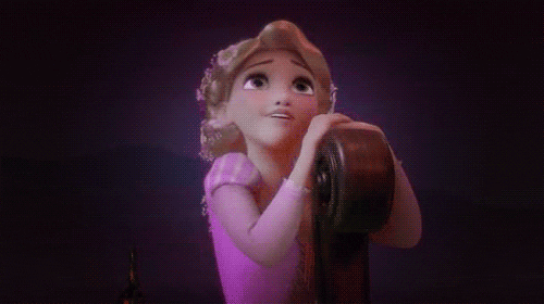 rapunzel's happy sigh - how i feel after reading a graphic novel