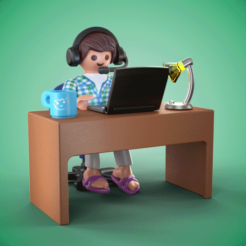 playmobil home office