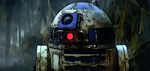 Image result for empire strikes back r2d2 gif