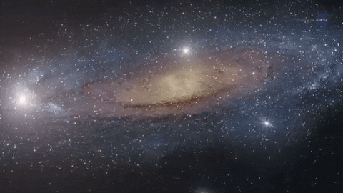 Telescopio espacial capta increíble imagen de dos galaxias que casi