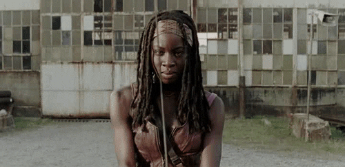Image result for michonne gif the walking dead