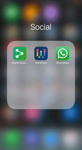 Share Music on WhatsApp from iPhone