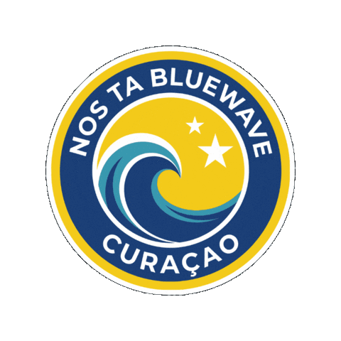 Nos Ta Bluewave Curaçao embleem