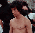 Staring Bruce Lee GIF - Find & Share on GIPHY