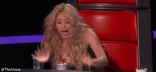 Excited gif the voice