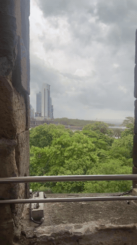 vista da torre de Panamá Viejo