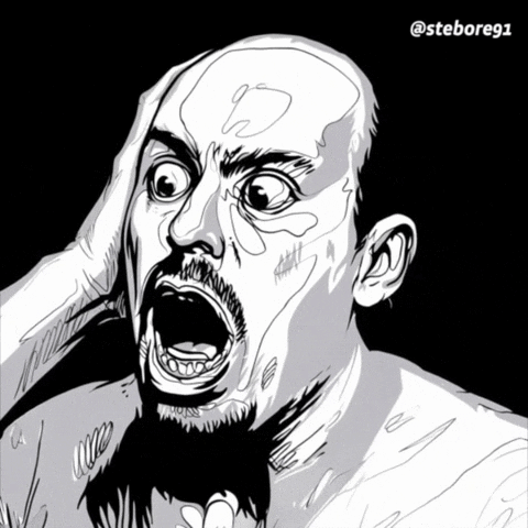 Reacción de mind blown / momento de reconocimiento