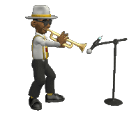 Trumpet Amish Sticker for iOS & Android | GIPHY