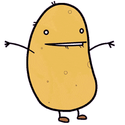 kuvituskuva: tanssiva peruna