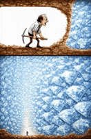 GIF keep digging para Instagram