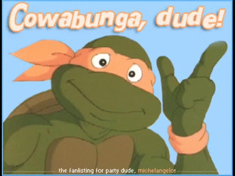 Dude Cowabunga GIF - Find & Share on GIPHY