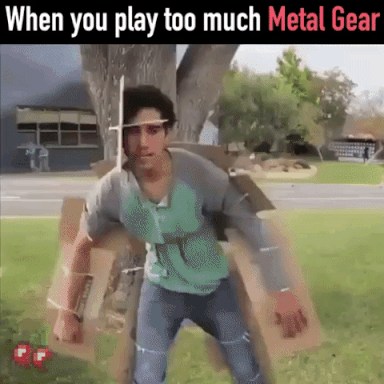 Too Much Metal Gear in gaming gifs