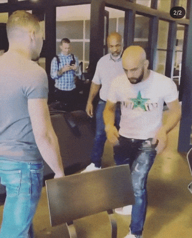 Mike Tyson at 53 in wow gifs
