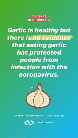 eating garlic does not prevents from corona