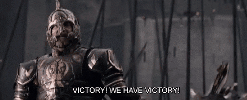Image result for victory we have victory gif