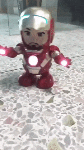 Iron man toy in funny gifs
