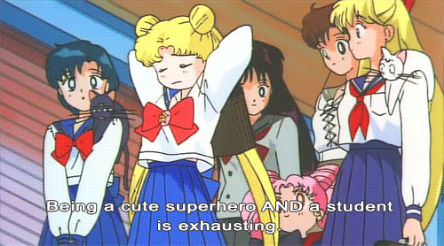Sailor Moon and Sailor Scouts