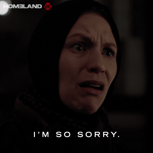 Im Sorry Episode 1 GIF by Homeland - Find & Share on GIPHY