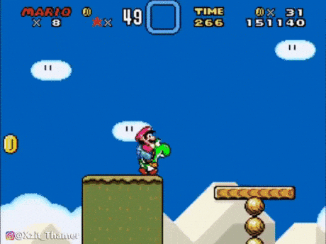 That stage of Mario in gaming gifs