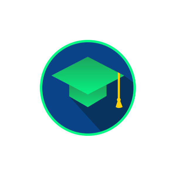 Icon Graduation Sticker by JobStreet Education for iOS & Android | GIPHY