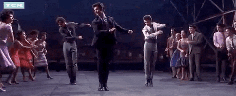 West Side Story Dance GIF by Turner Classic Movies
