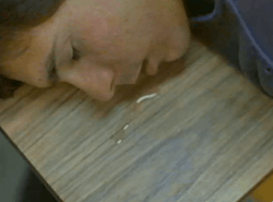 asleep in class