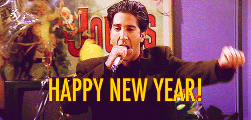 Image result for friends new year gif