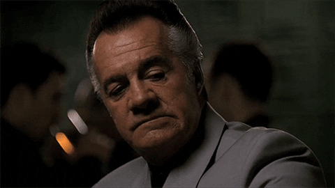 gif paulie walnuts sopranos gifs giphy angry hbo animated frustrated