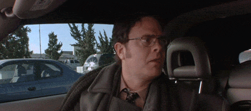 Image result for dwight schrute tongue gif