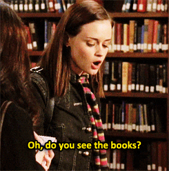 Rory reads a lot in Gilmore Girls.