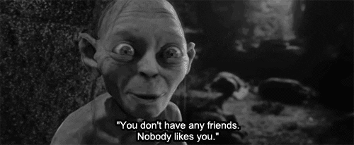 lord of the rings evil gollum quotes