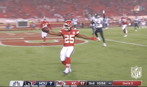 Kansas City Chiefs punter Tommy Townsend has an anti-racism message on the  back of his helmet, as many other players did, during the NFL season opener  between the Chiefs and the Houston