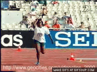 animated fail olympic javelin thrower