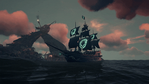 Ghost Ship Heart Of Fire GIF by Sea of Thieves - Find & Share on GIPHY