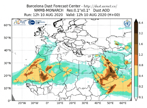 Previsión de calima / Barcelona Dust