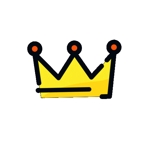 Orange Crown Sticker by Picnic for iOS & Android GIPHY