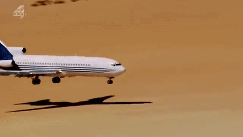 airplane crash test, 727 crash test