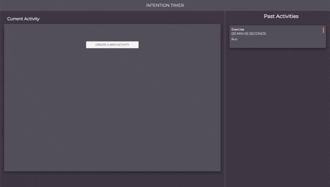 Intention Timer Stage 4 Intention Timer Stage4