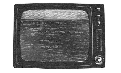 television with white noise gif