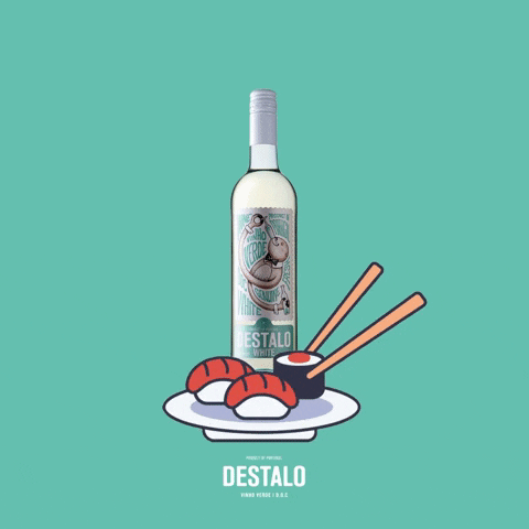 Vinho Verde Sushi GIF by Destalo Wine