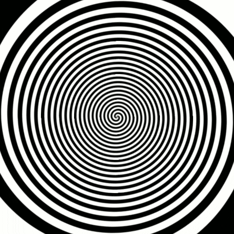 black and white spiral gif