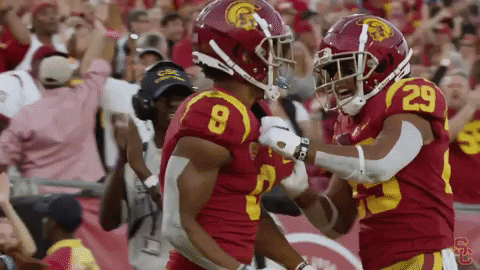 Celebrate Fired Up GIF by USC Trojans