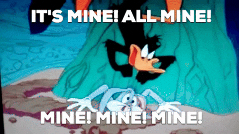 Image result for daffy duck mine all mine