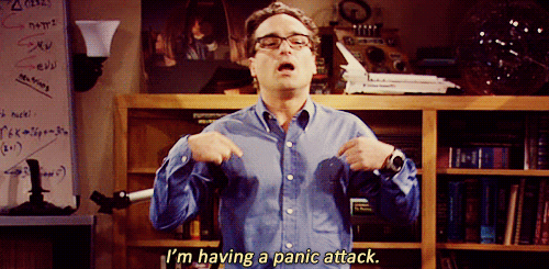 the big bang theory panic attack