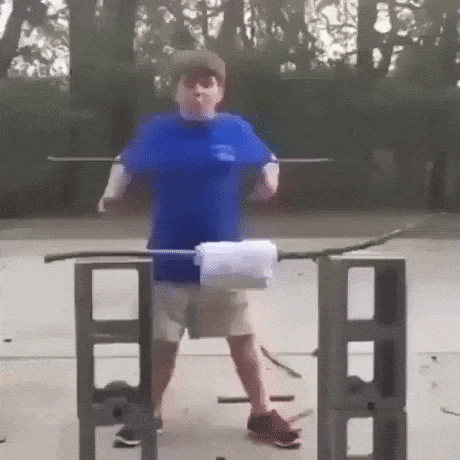 Raw strength in funny gifs