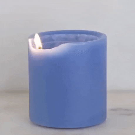 The way this candle burns in wow gifs