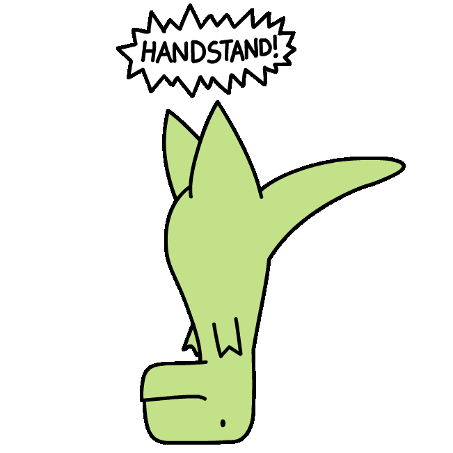 Yoga Gymnastics Sticker by Loof and Timmy for iOS & Android GIPHY