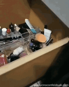 Makeup thief in funny gifs
